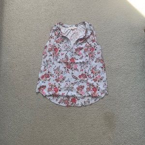 Floral tank top